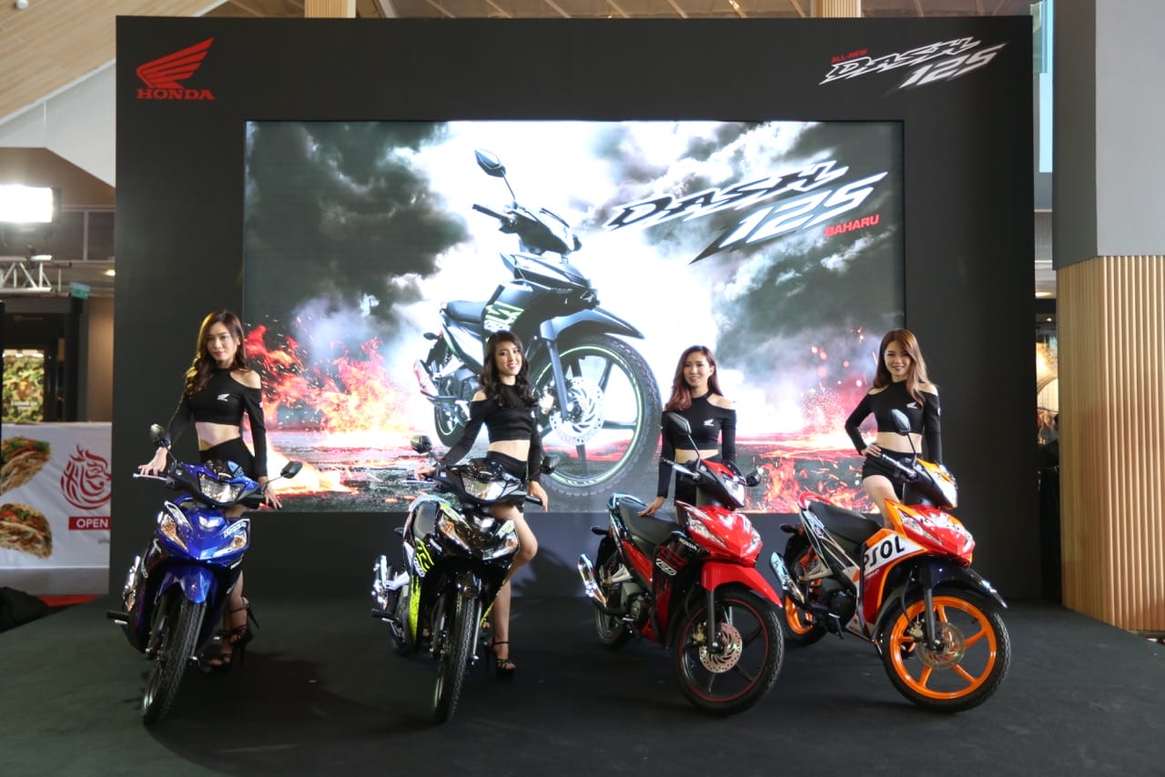 New Honda Dash 125 enters the Malaysian market with 4 colour 